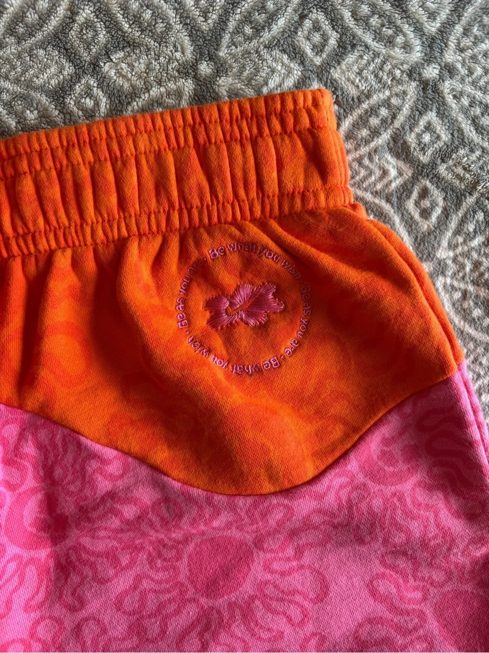 Nike Sportswear Two-Tone Patterned Project Uphoria Fleece Shorts Medium